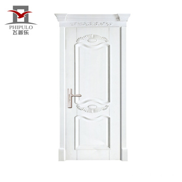 China atacado design moderno estilo sólido painel interior projetos de portas de madeira